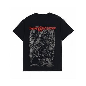 Insane Clown Posse ICP Band Tee Black Graphic Horror Rap Rock T-Shirt Men’s 2XL